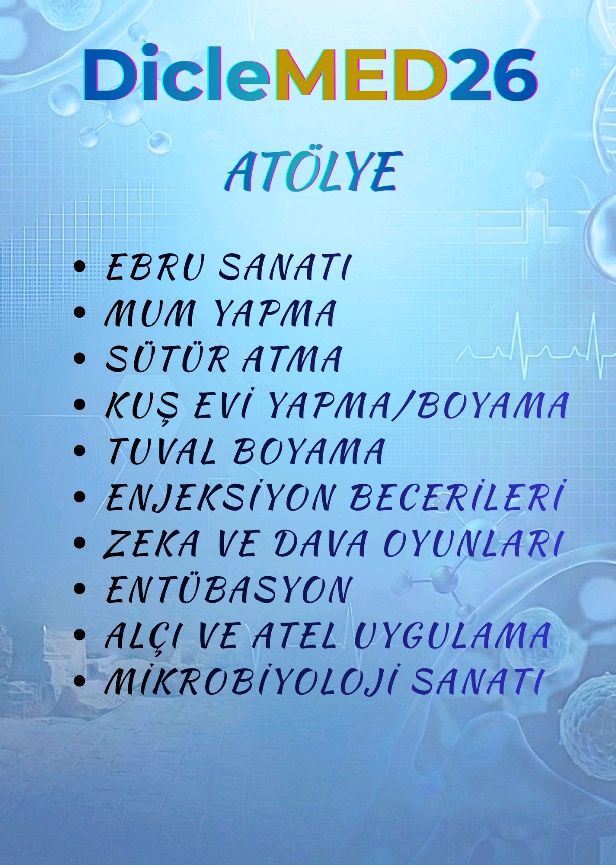 DicleMED 2. ULUSLARARASI TIP ÖĞRENCİLERİ KONGRESİ