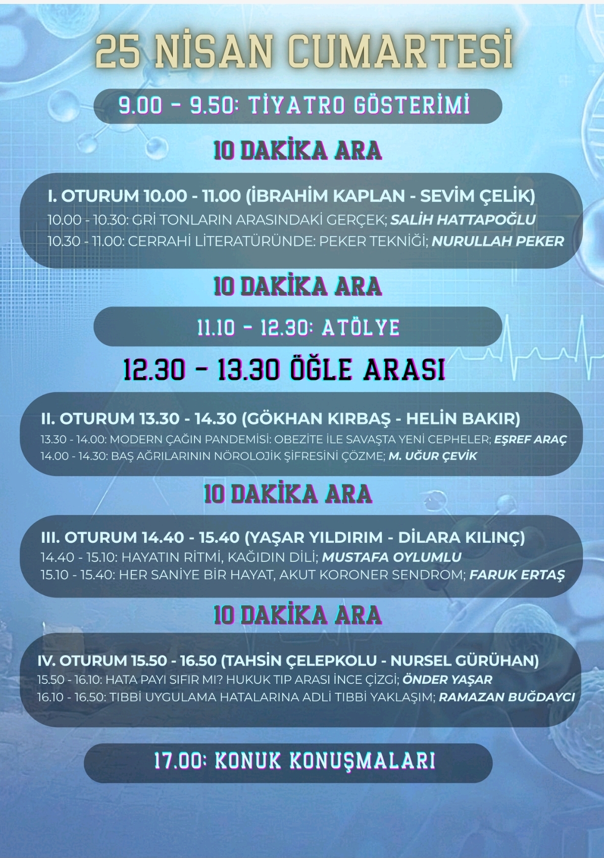 DicleMED 2. ULUSLARARASI TIP ÖĞRENCİLERİ KONGRESİ